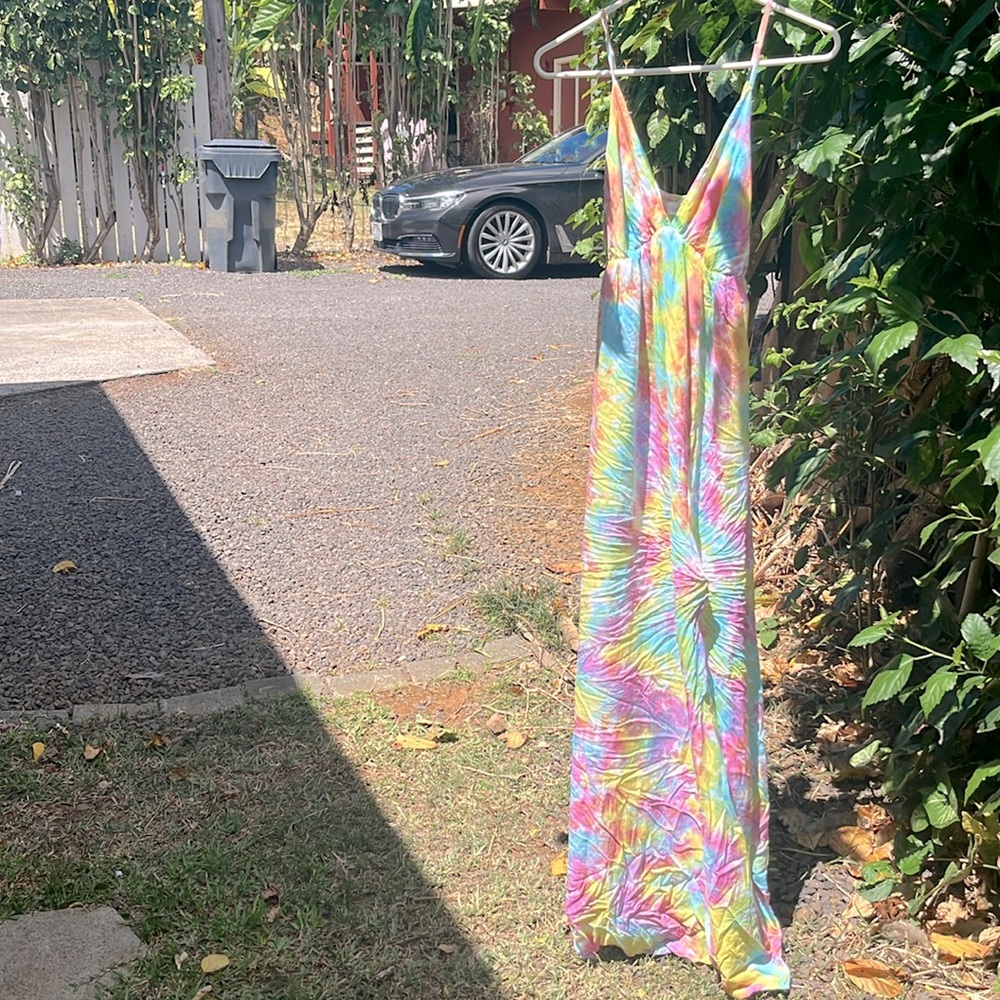 Tiare Hawaii Long Maxi Dress Tie Dye 🌈